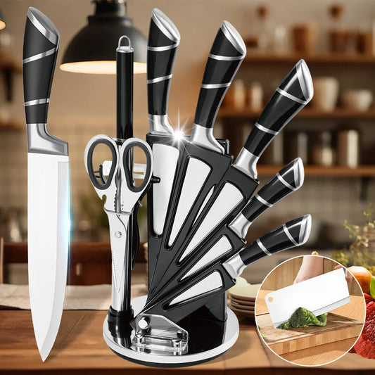 Stainless Steel Kitchen Knife Set Sharp Non-Stick Chef Knives