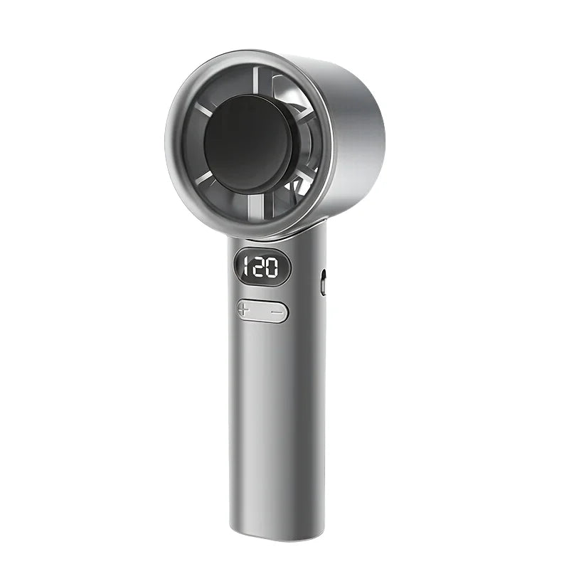 Portable Fan 120-Speed Digital Display Ice Cooling