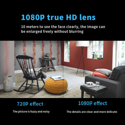 1080P WiFi Camera, Night Vision, Recording, Remote Monitoring