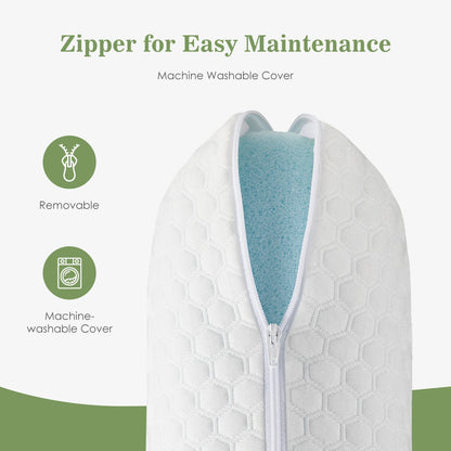 1-piece Memory Foam Pillows, Neck Pillow Ventilated Cooling