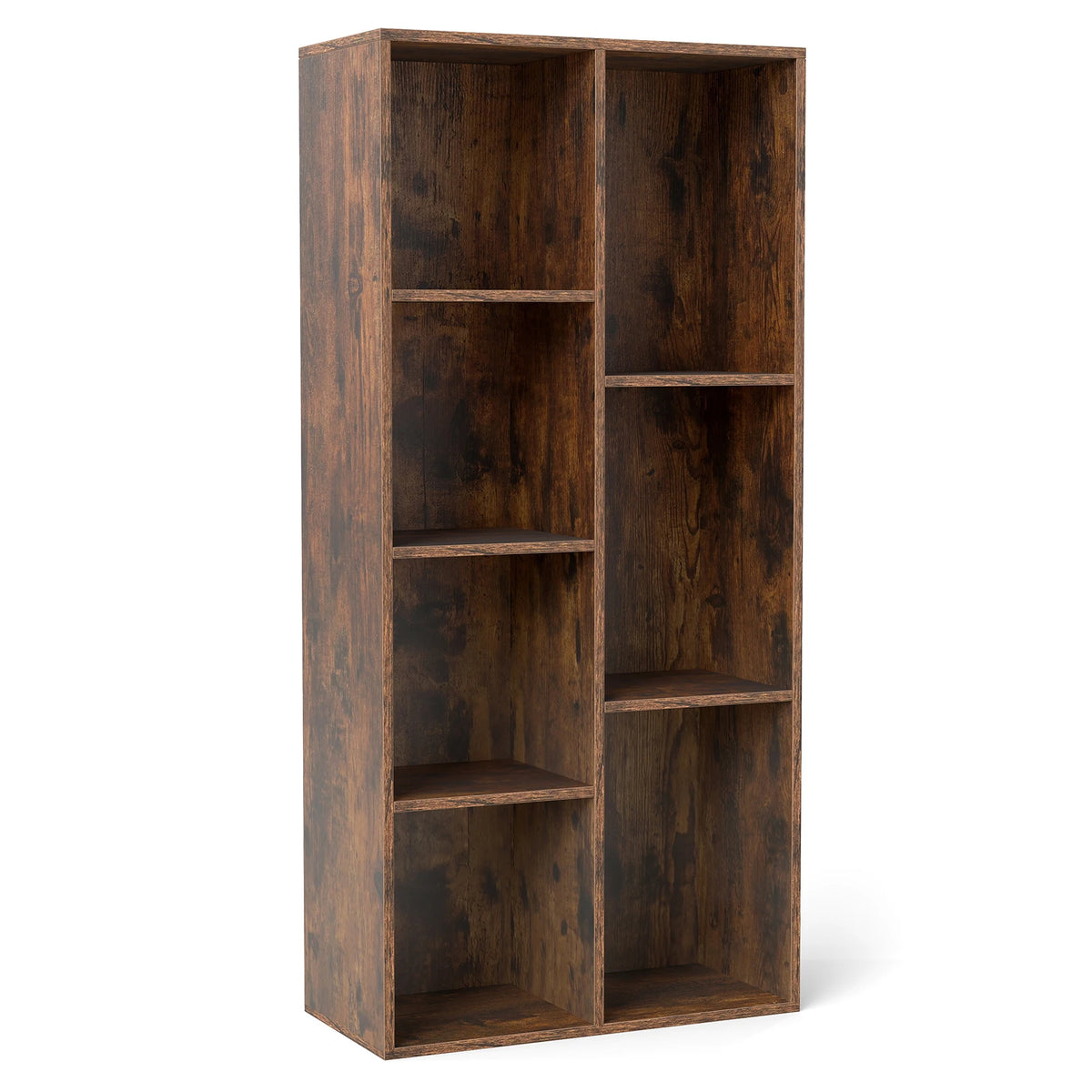 7-Cube Bookcase, Vertical or Horizontal Freestanding Bookshelf.