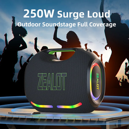 250W Wireless Speaker, Outdoor Portable,  Long Battery,