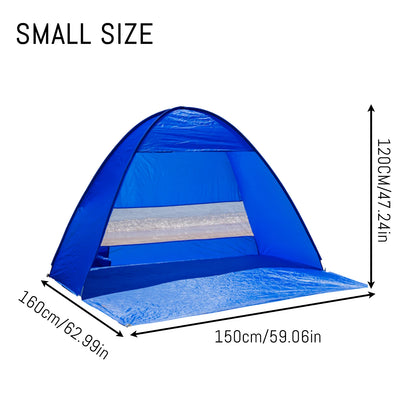 Pop-up Beach Tent, With Bag - Compact Folding Design