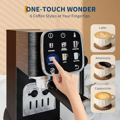 Professional Espresso Machine with Milk Frother