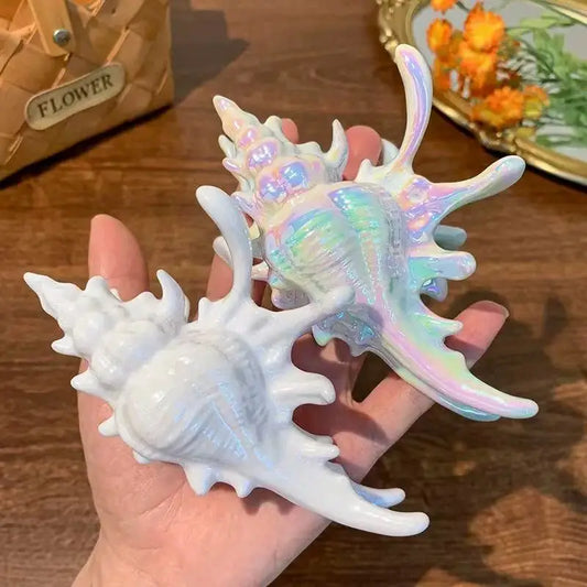 1pc seaside vacation style acrylic sea shell hair clip