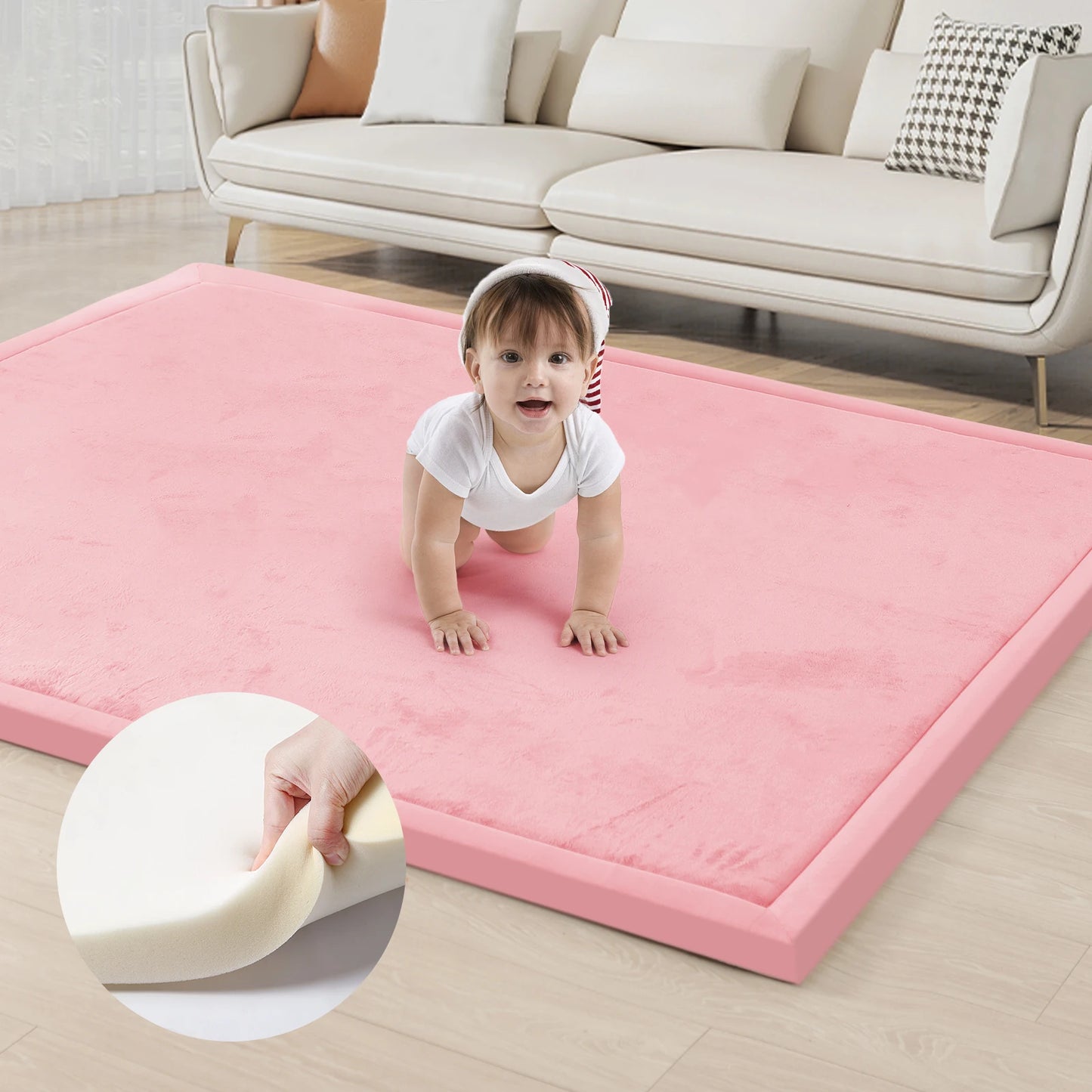 Carpet 2cm Thick Memory Foam  Soft Velvet