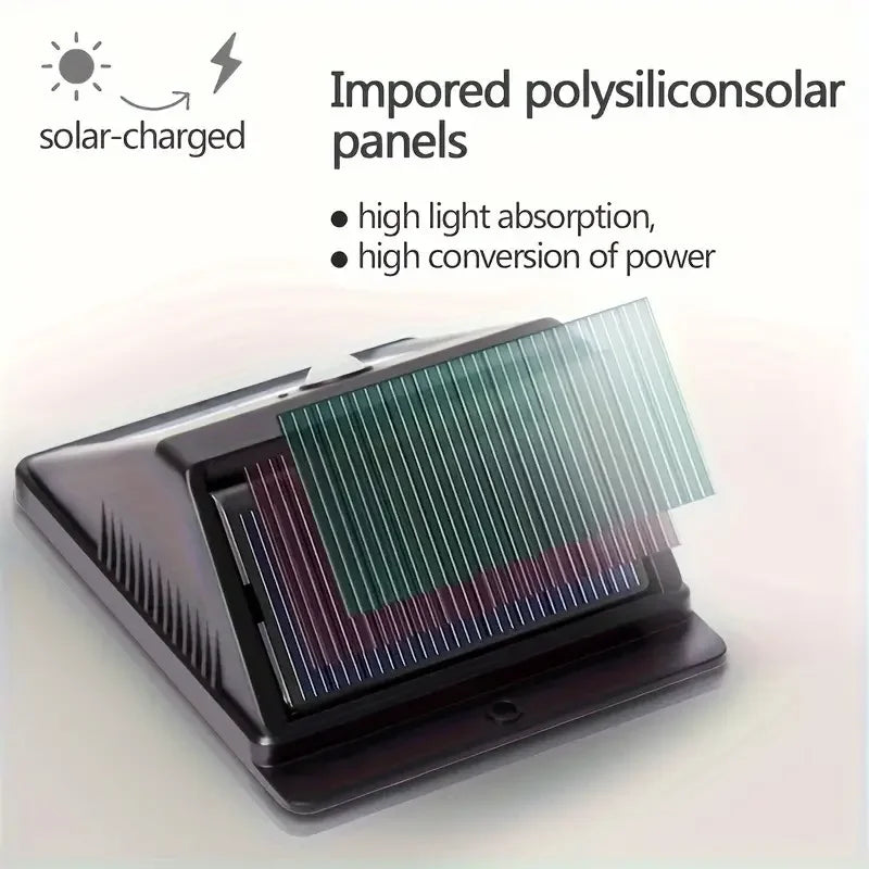 Waterproof Solar Outdoor Lights - Set of 4 Motion Sensor