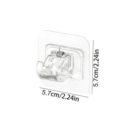 Self Adhesive Hooks Curtain Rod Clip Hook