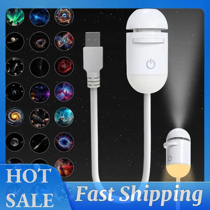 Mini Galaxy Star Projector Night Light Ceiling LED