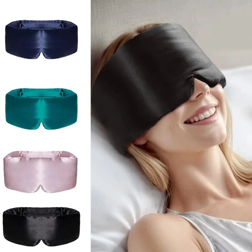 100% Mulberry Silk Sleeping Mask Eyepatch Blocking Light