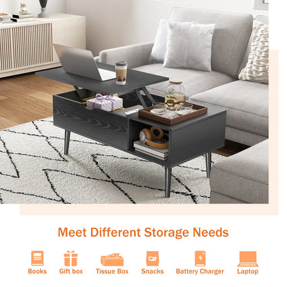 Lift Top Coffee Tables 39.37"x19.7 Storage Shelf
