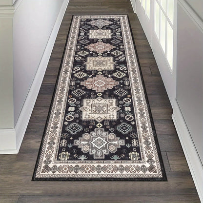 Runner Rug Non-Slip Washable Low Pile Accent Rug