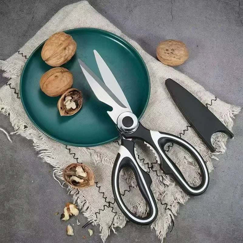 Multifunctional Kitchen Scissors Stainless Steel