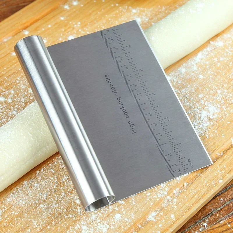 Stainless Steel Pastry Spatulas Cutter, Dough Scraper