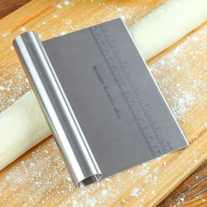Stainless Steel Pastry Spatulas Cutter, Dough Scraper