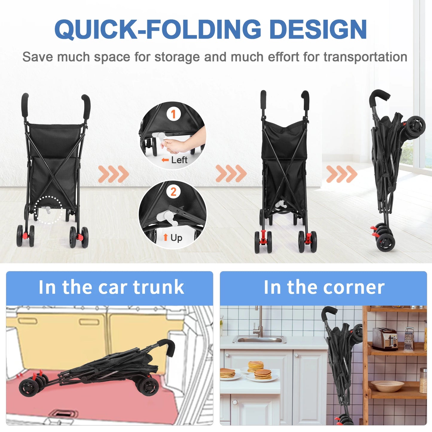 Multifunctional Cart Folding Portable  Durable Lightweight