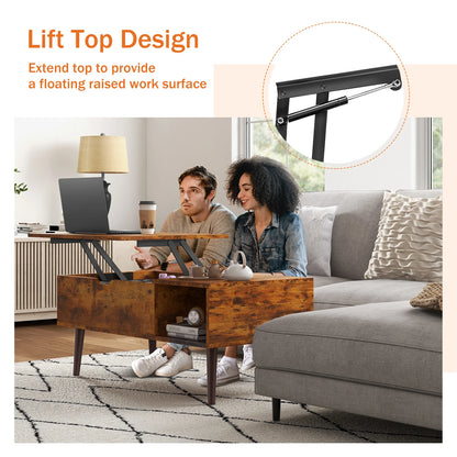 Lift Top Coffee Tables 39.37"x19.7 Storage Shelf