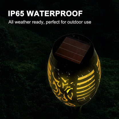 Outdoor LED 4/6/8/12Pcs Solar Torch Lights