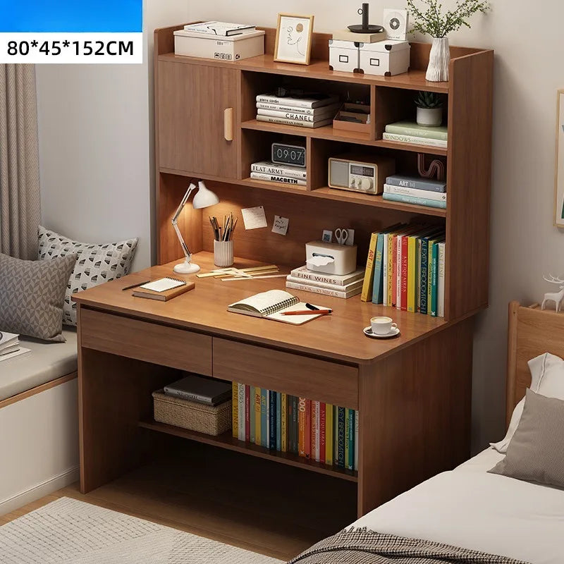 Computer Desk Bookcase  Study desk and chair