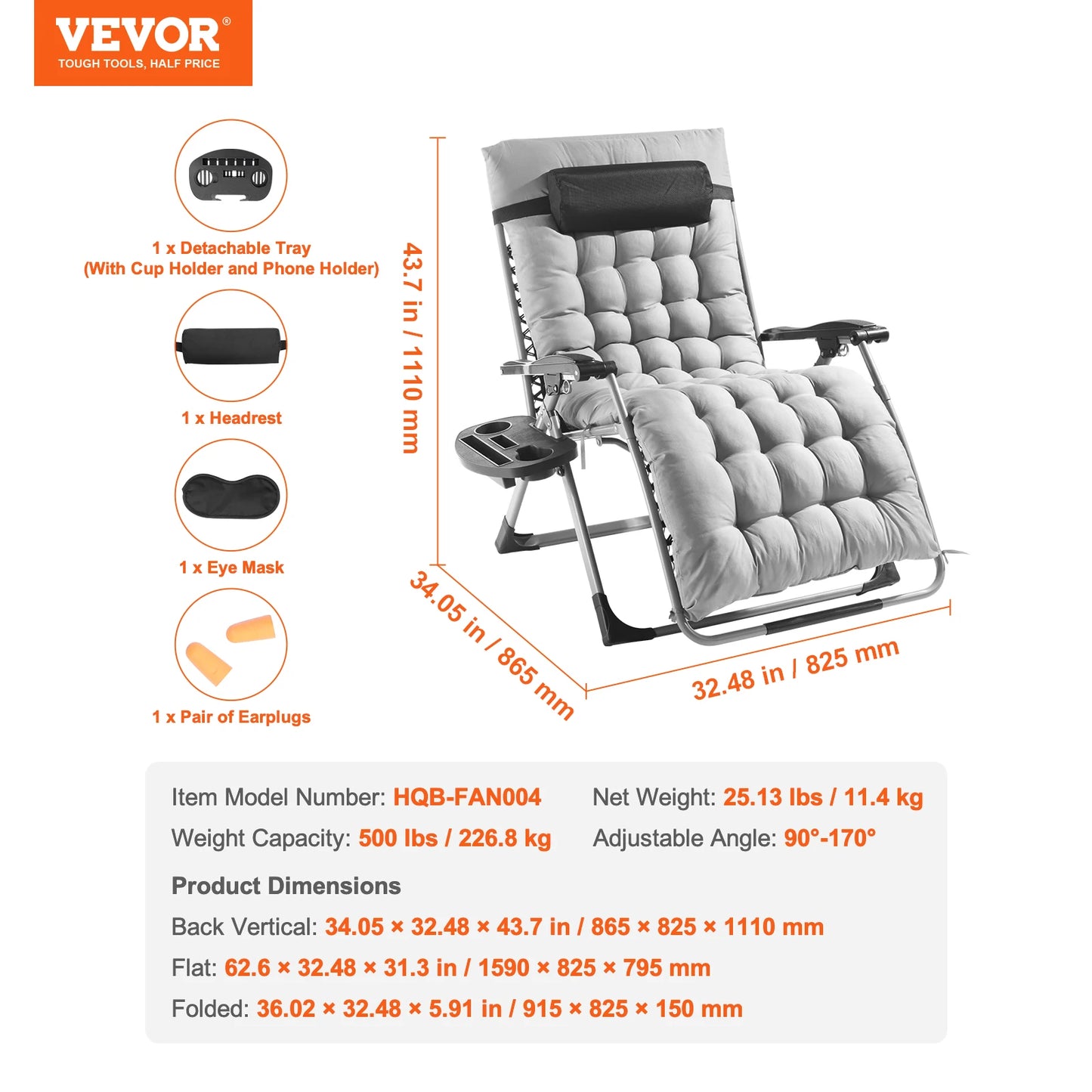 Zero Gravity Chair & Recliner Lounge Chair