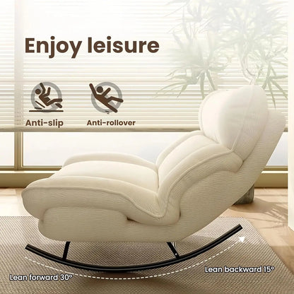 Sofa Rocking Chair Metal Frame with Adjustable Backrest