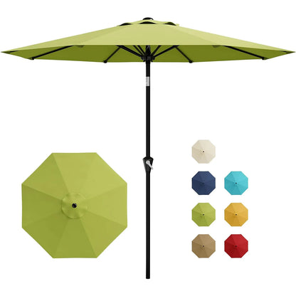 Patio Umbrella With Crank Lift & Tilt Waterproof