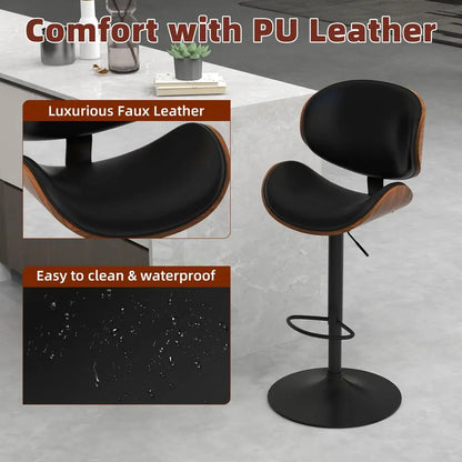 Bar Stools Set of 4 for Kitchen Counter, Bar Height