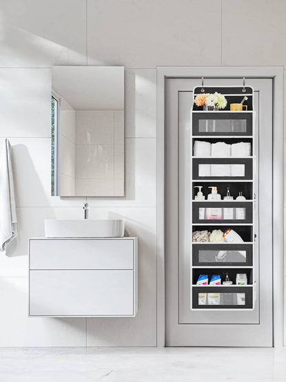 Over the Door 5‑Shelf Organizer, Large Pockets