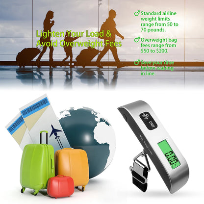 Digital Luggage Scale Portable Handheld High Precision