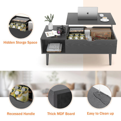 Lift Top Coffee Tables 39.37"x19.7 Storage Shelf