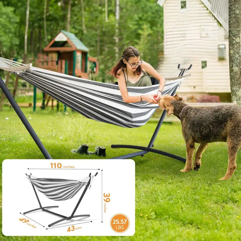 Gyroor Adjustable Stylish Hammock Bed with Storage Bag