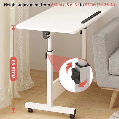 Small Standing Adjustable Mobile Desk With Wheels