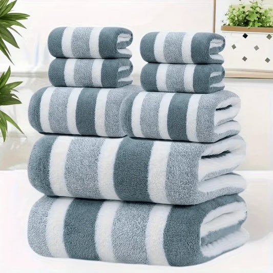 Luxury Coral Fleece Towel Set - 5-Star Hotel Standard