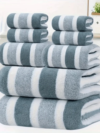 Luxury Coral Fleece Towel Set - 5-Star Hotel Standard