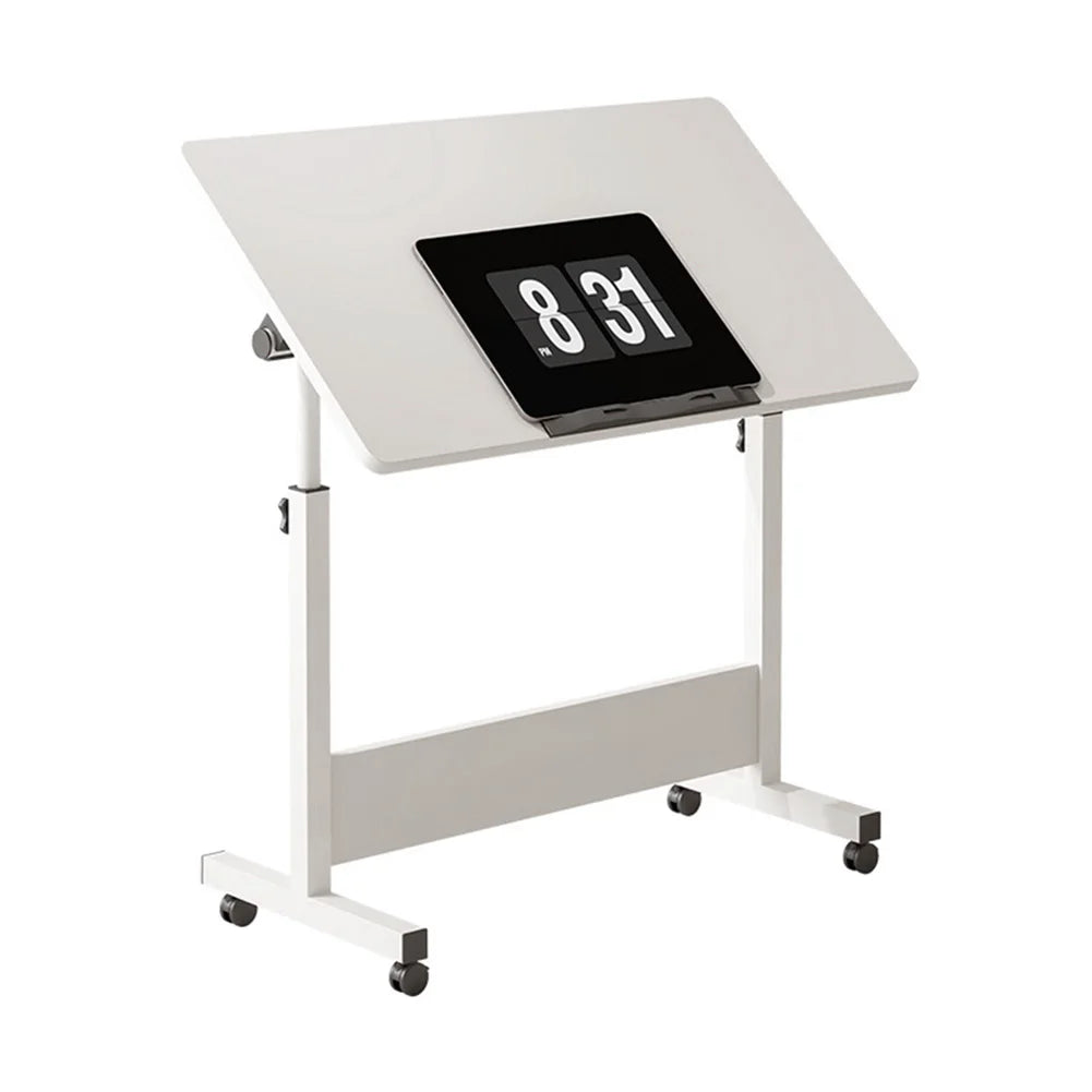 Small Standing Adjustable Mobile Desk With Wheels