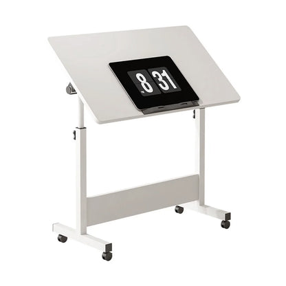 Small Standing Adjustable Mobile Desk With Wheels