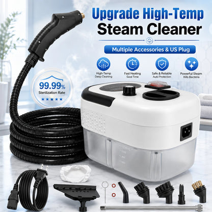 Portable Steam Cleaner — Blasts Grease & Grime in Seconds