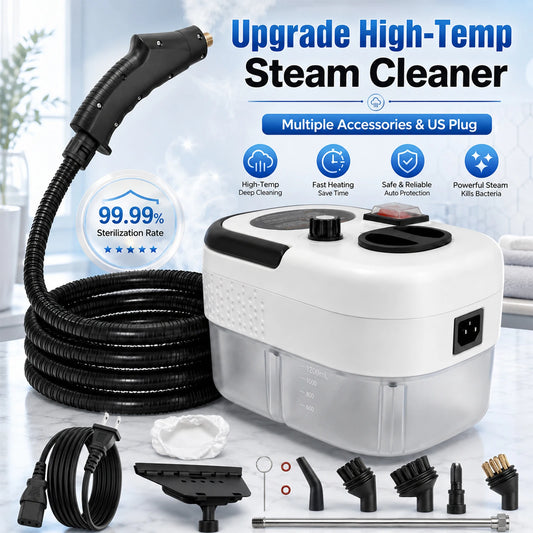 Portable Steam Cleaner — Blasts Grease & Grime in Seconds