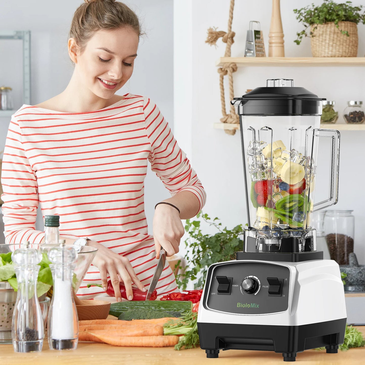 Heavy Duty Grade Blender Mixer Juicer Smoothie Bar