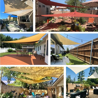 Triangle Sun Shade or Outdoor Patio, Garden Awning