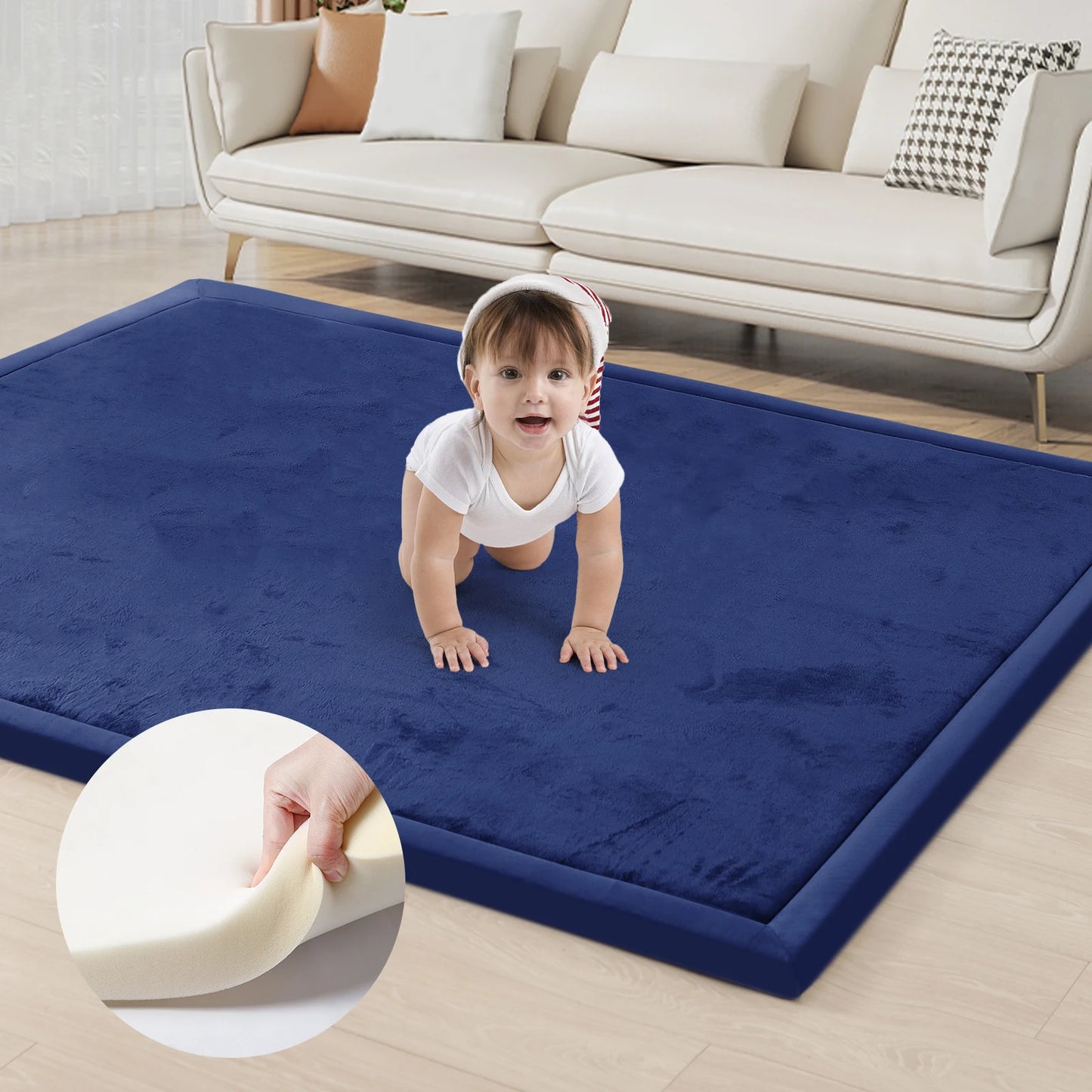 Carpet 2cm Thick Memory Foam  Soft Velvet