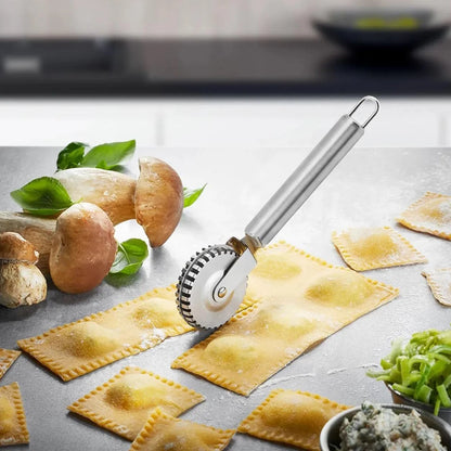 1PC New Arrival Ravioli Cutter  Stainless Steel Wheel