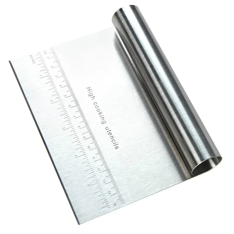 Stainless Steel Pastry Spatulas Cutter, Dough Scraper
