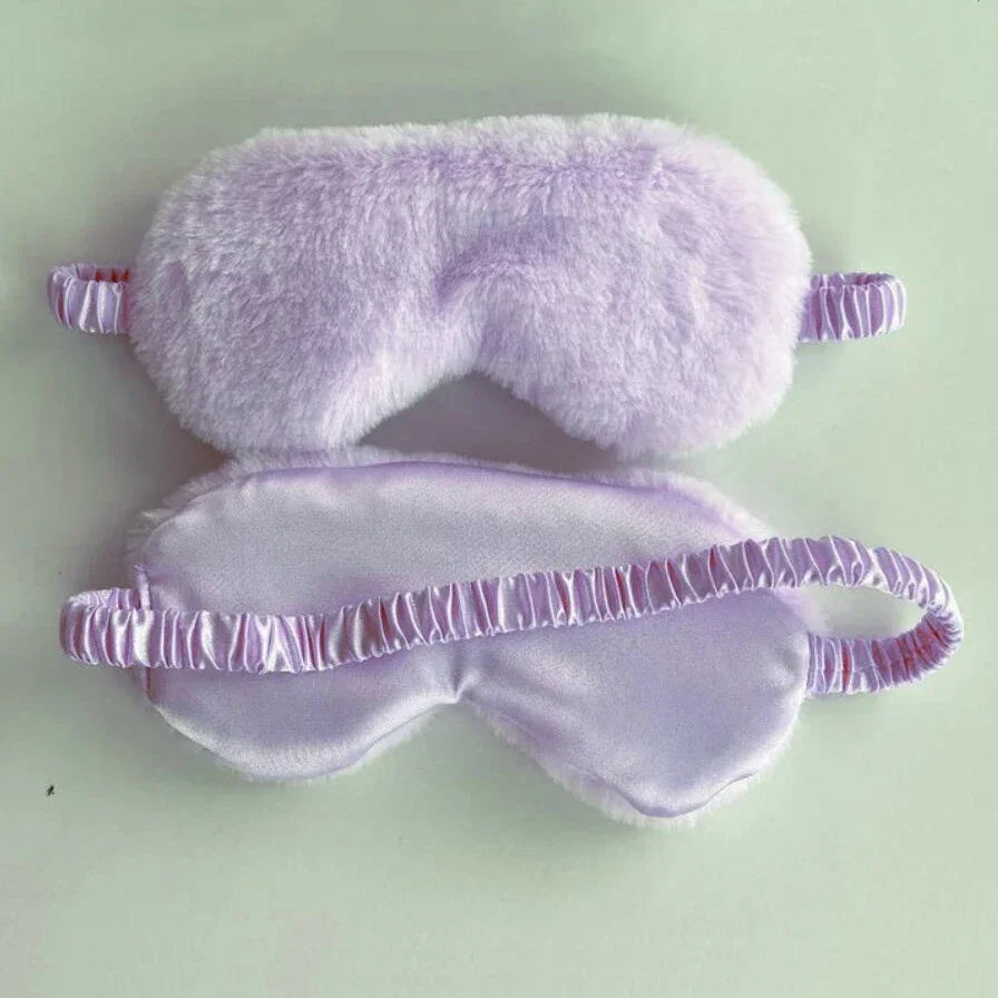 Sleeping Mask Sleeping Blindfold Soft Plush Eye Masks