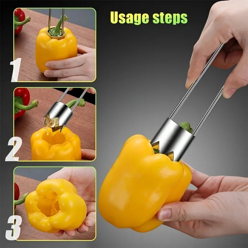 Stainless Steel Portable Core Fruit and Vegetable Extractor