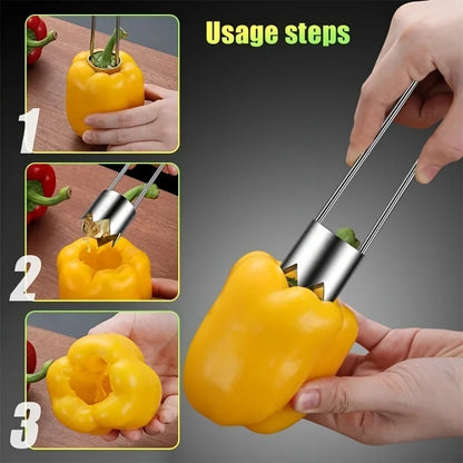 Stainless Steel Portable Core Fruit and Vegetable Extractor