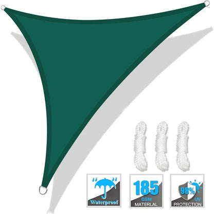 Triangle Sun Shade or Outdoor Patio, Garden Awning