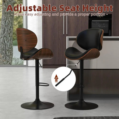 Bar Stools Set of 4 for Kitchen Counter, Bar Height