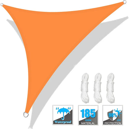 Triangle Sun Shade or Outdoor Patio, Garden Awning