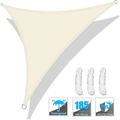 Triangle Sun Shade or Outdoor Patio, Garden Awning